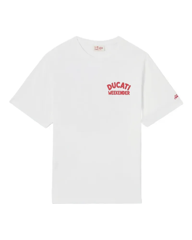 MC2 Saint Barth Portland graphic-print T-shirt - Weiß Weiß