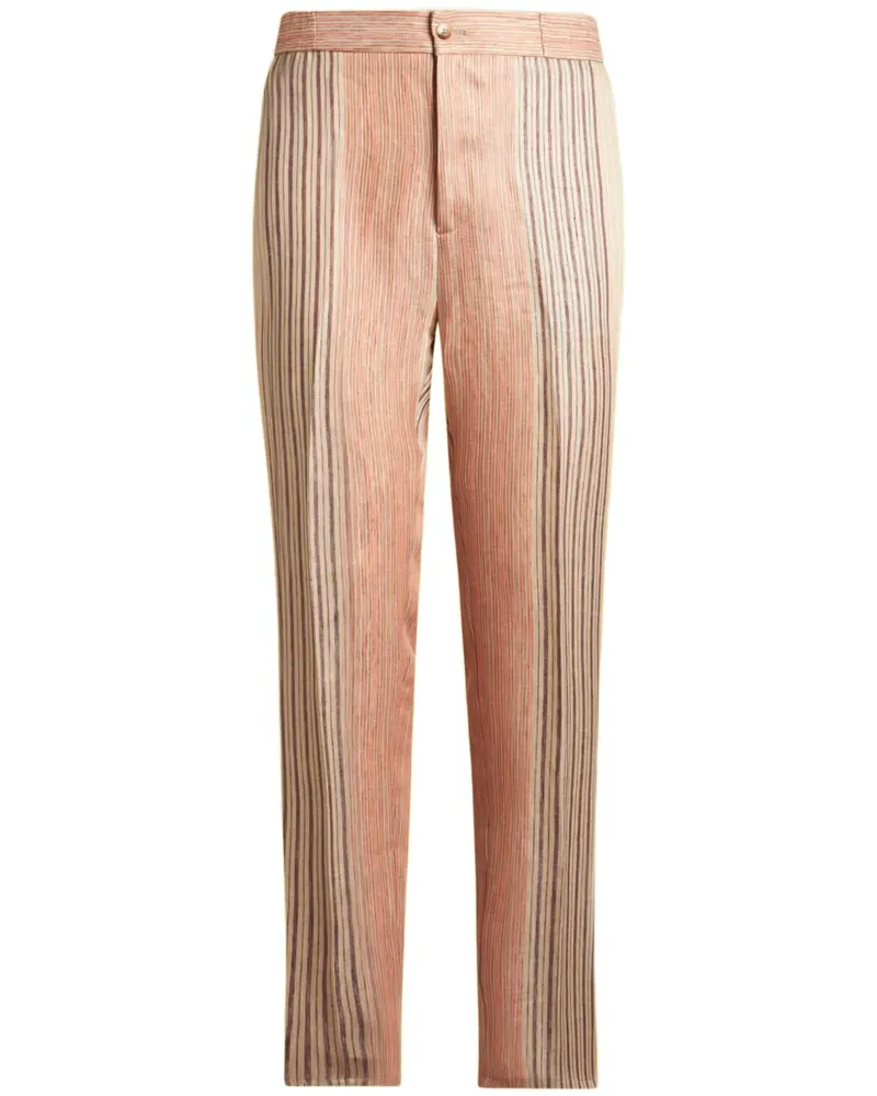 Etro Gestreifte Hose - Nude Nude
