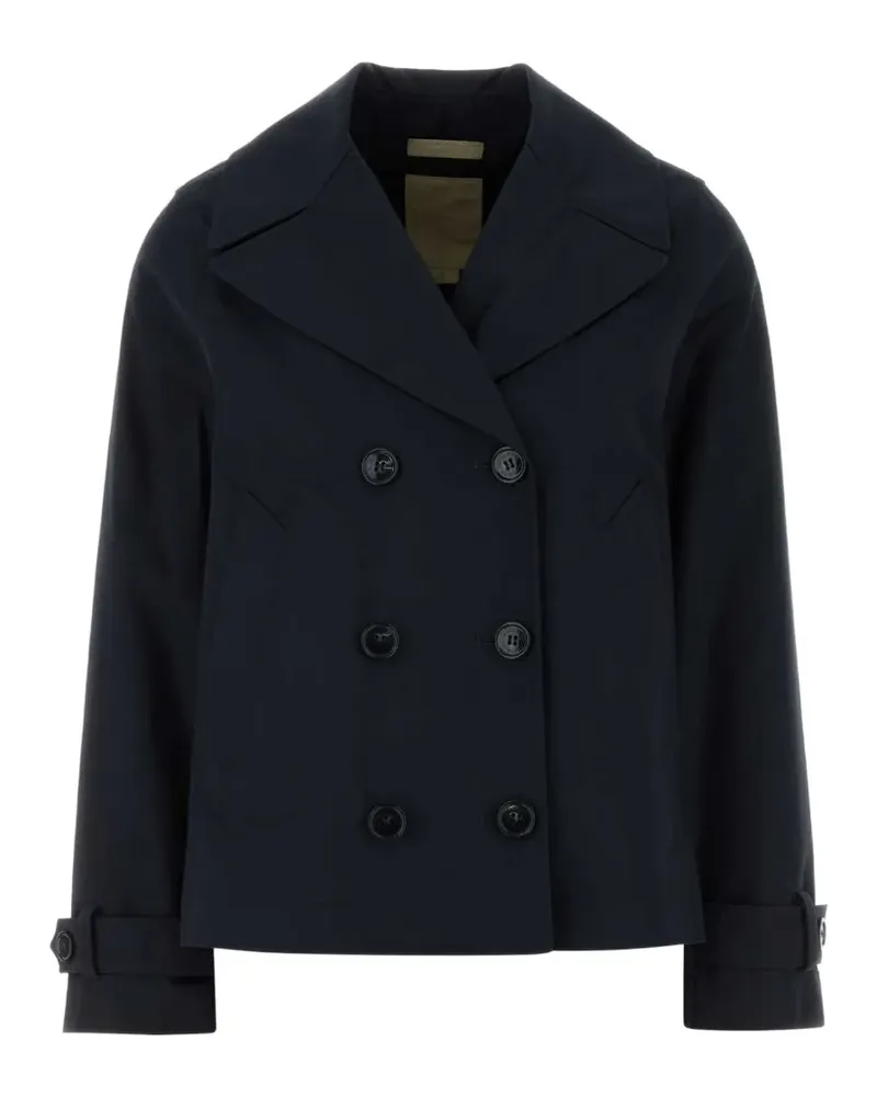 Woolrich double-breasted trench coat - Blau Blau