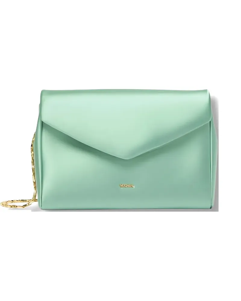 Max Mara satin envelope shoulder bag - Grün Grün