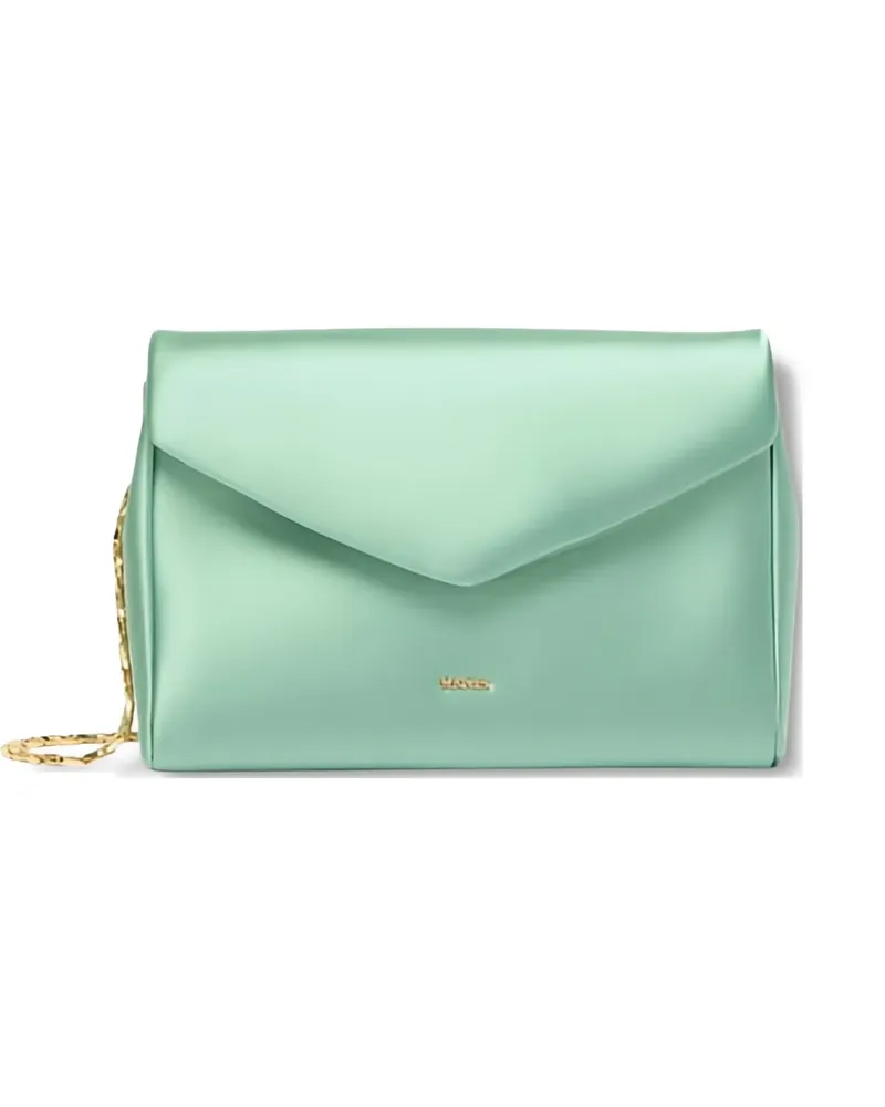 Max Mara satin envelope shoulder bag - Grün Grün