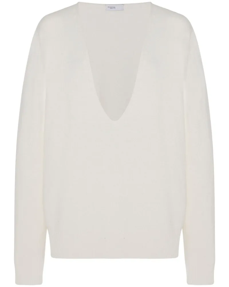 Rosetta Getty Pullover mit V-Ausschnitt - Weiß Weiß