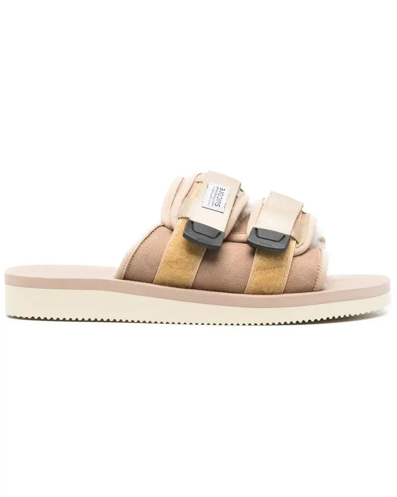 SUICOKE Moto-Mab Sandalen mit Klettverschluss - Nude Nude