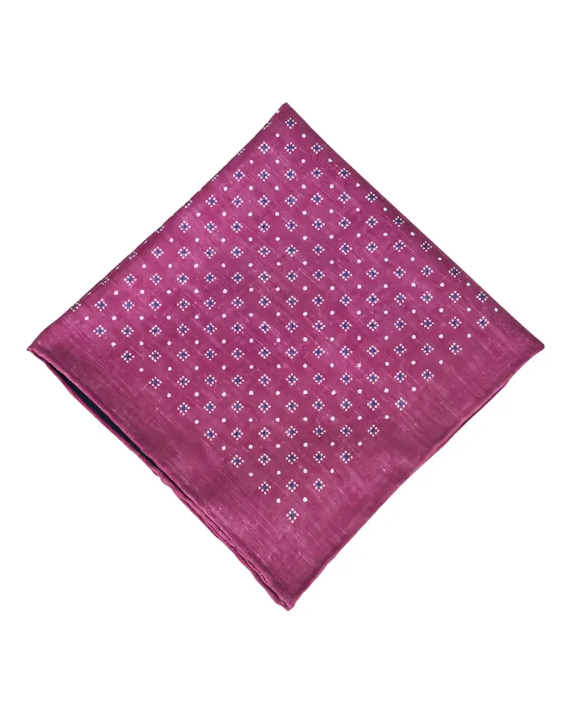 Brunello Cucinelli Einstecktuch mit Polka Dots - Rosa Rosa