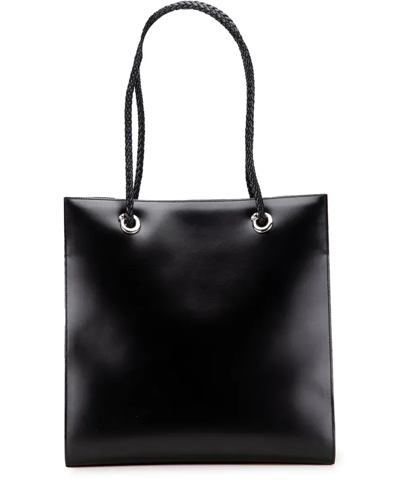 Cartier 2000-2010 Panthere Tote Bag aus Leder - Schwarz Schwarz