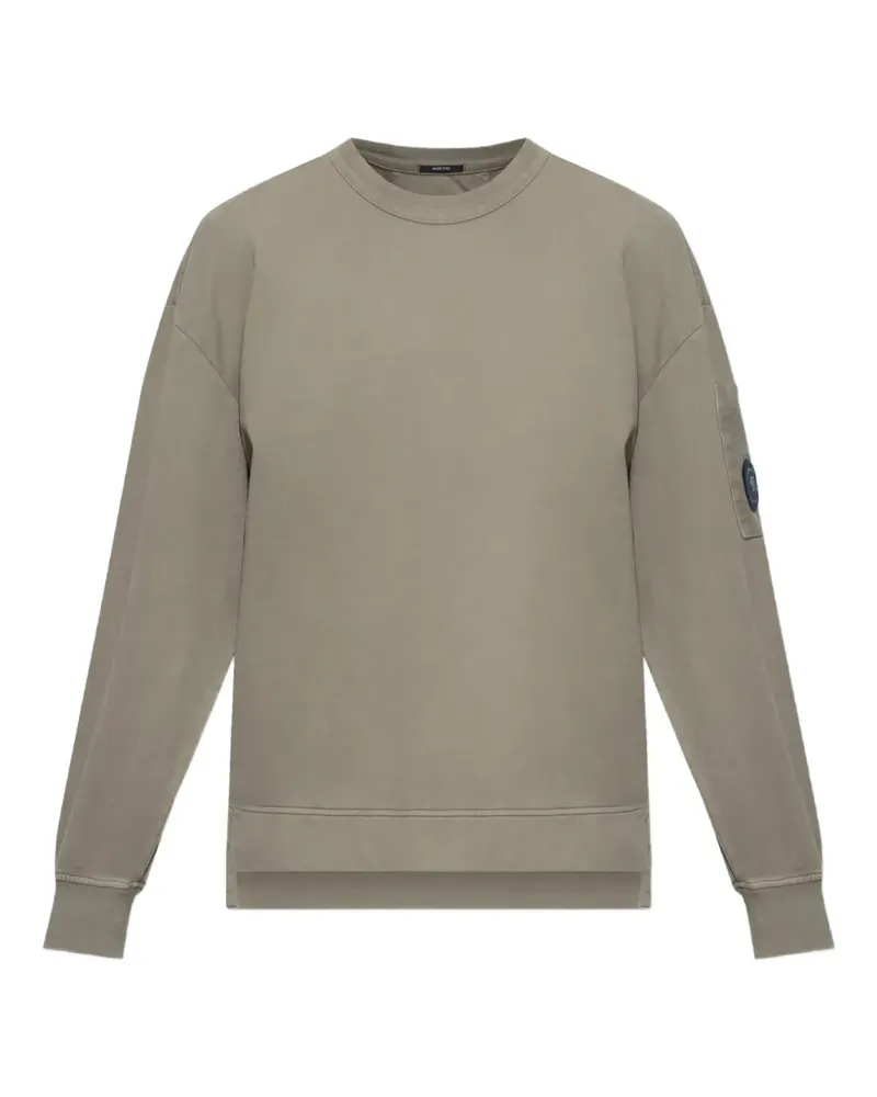 C.P. Company Sweatshirt mit Linsen-Detail - Nude Nude