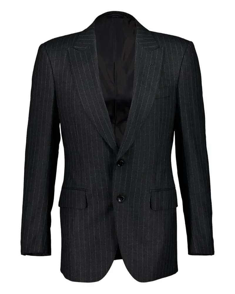 Tom Ford Sakko mit Nadelstreifen - Grau Grau