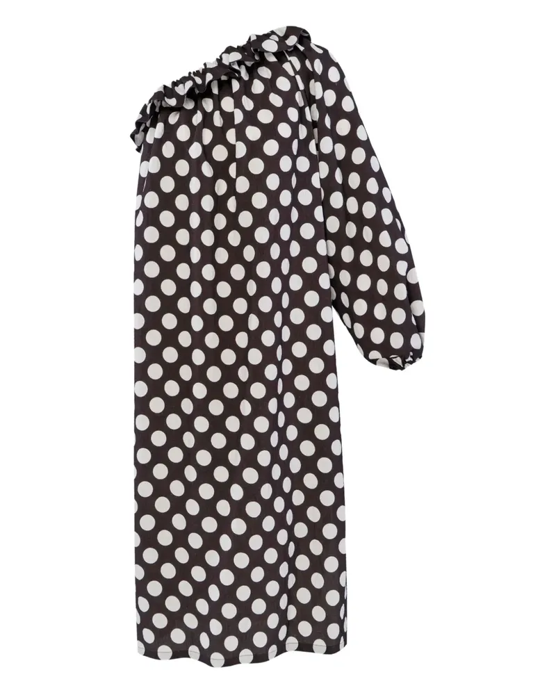 SLEEPER Gaia Kleid - Schwarz Schwarz