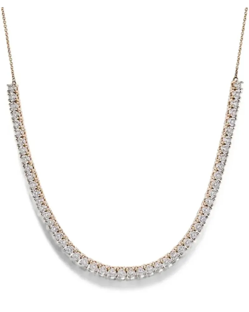 Dana Rebecca Designs Ava Bea Tennishalskette mit Diamanten - Gold Gold