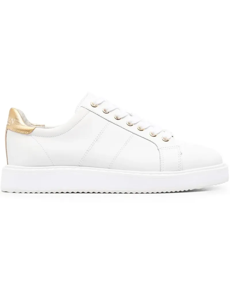 Ralph Lauren Metallic-Sneakers - Weiß Weiß