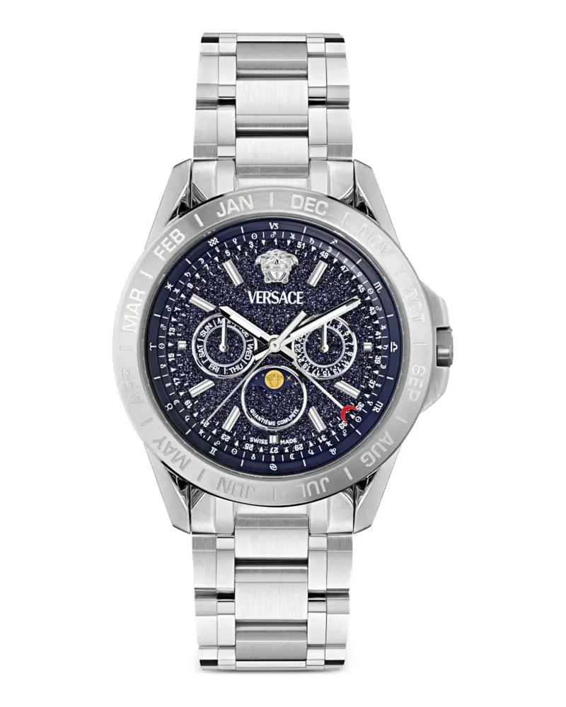 Versace Galaxy Moonphase 44mm watch - Blau Blau