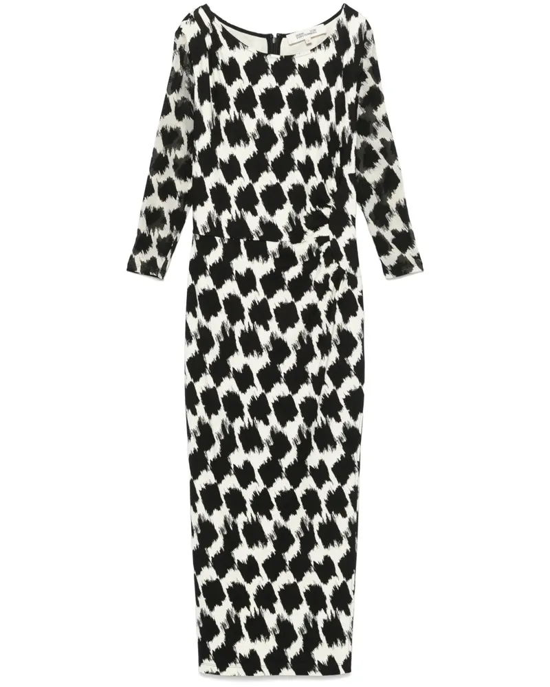 Diane von Furstenberg Linea Midikleid - Nude Nude