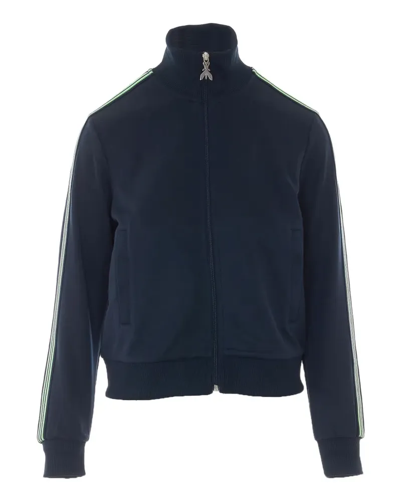 Patrizia Pepe side-stripe track jacket - Blau Blau