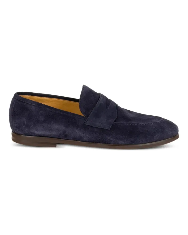 Neil Barrett suede penny loafers - Blau Blau