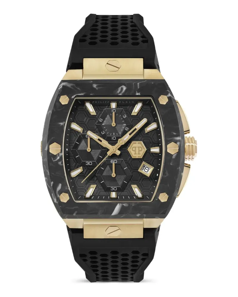 Philipp Plein The Hexagon Phantom Armbanduhr 44mm - Schwarz Schwarz