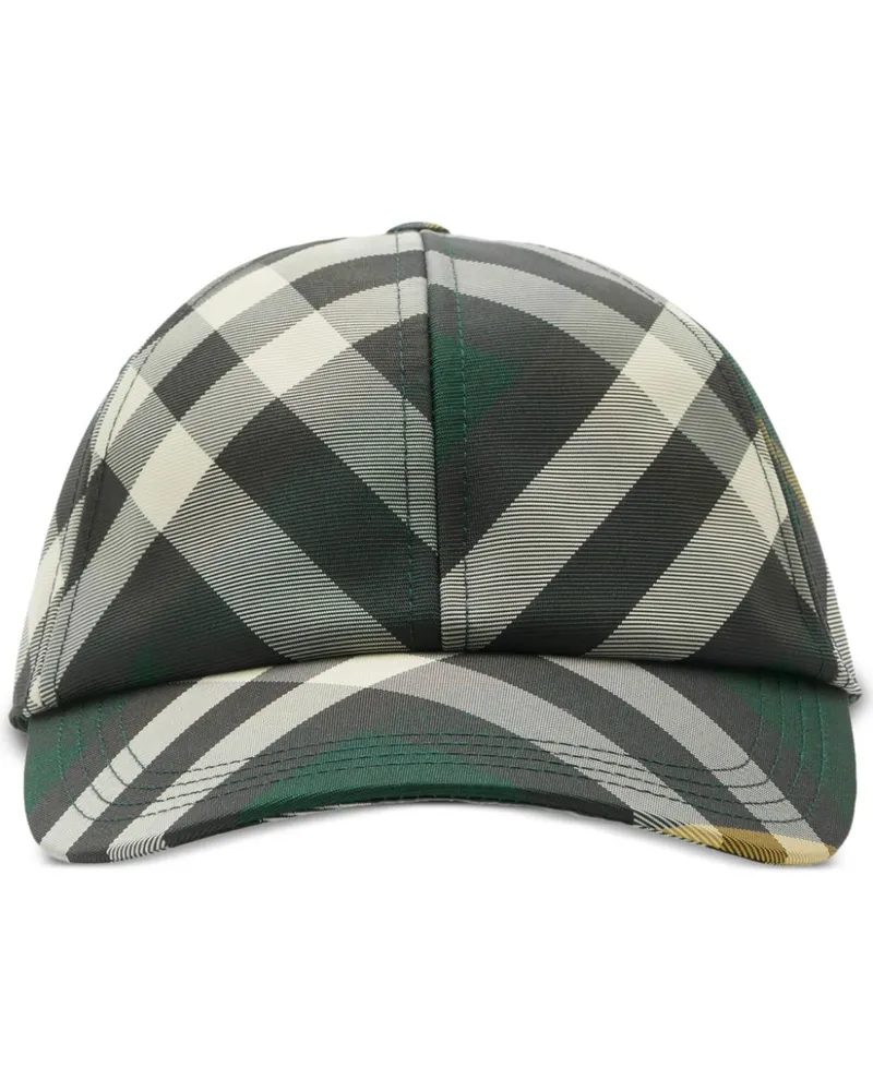 Burberry Baseballkappe mit Karomuster - Grün Grün