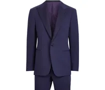 Anzug mit steigendem Revers - Blau