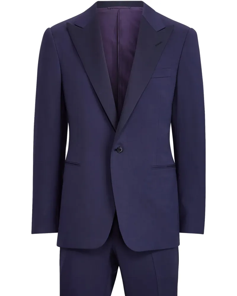 Ralph Lauren Anzug mit steigendem Revers - Blau Blau