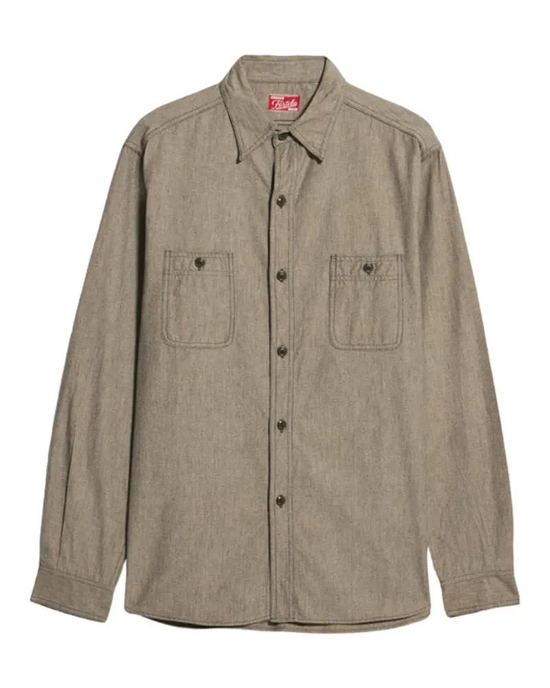 Fortela Otero patch-pocket shirt - Nude Nude