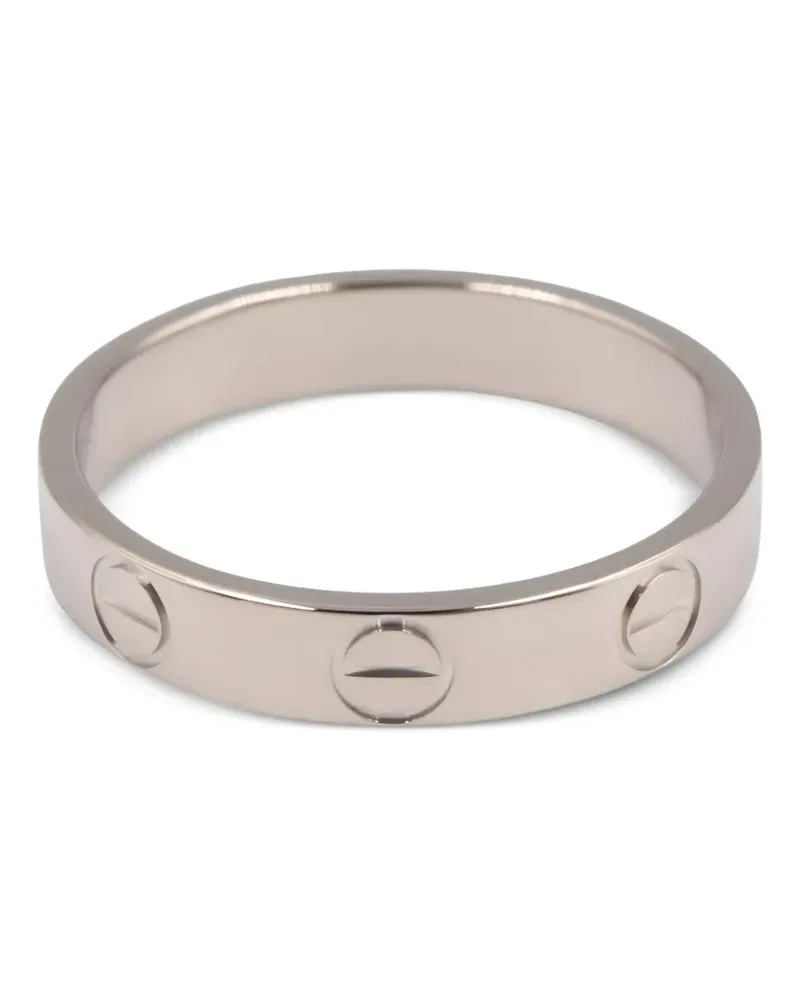 Cartier 2010s mini Love Ring - Silber Silber
