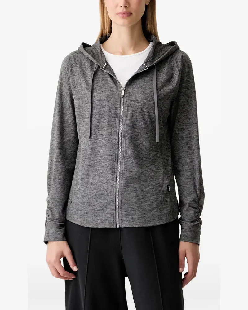 DKNY Kapuzenjacke mit Kordelzug - Grau Grau