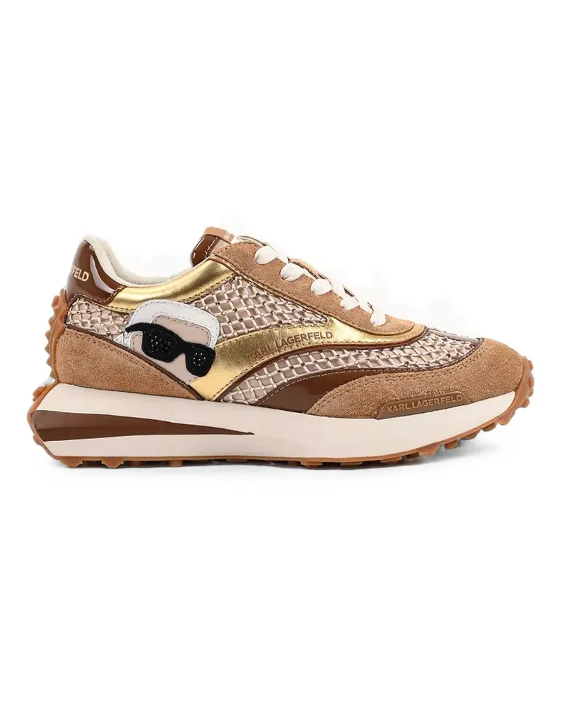 Karl Lagerfeld Sneakers mit Ikonik-Patch - Braun Braun