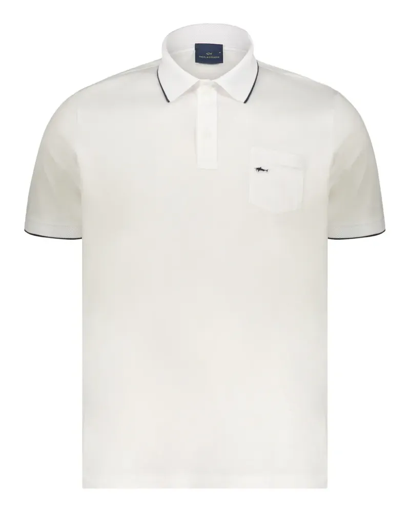 Paul & Shark logo-embroidered polo shirt - Nude Nude