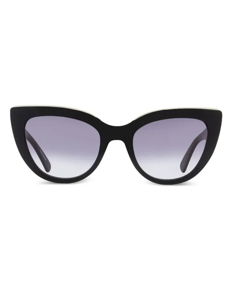 Longchamp Sonnenbrille im Cat-Eye-Design - Schwarz Schwarz