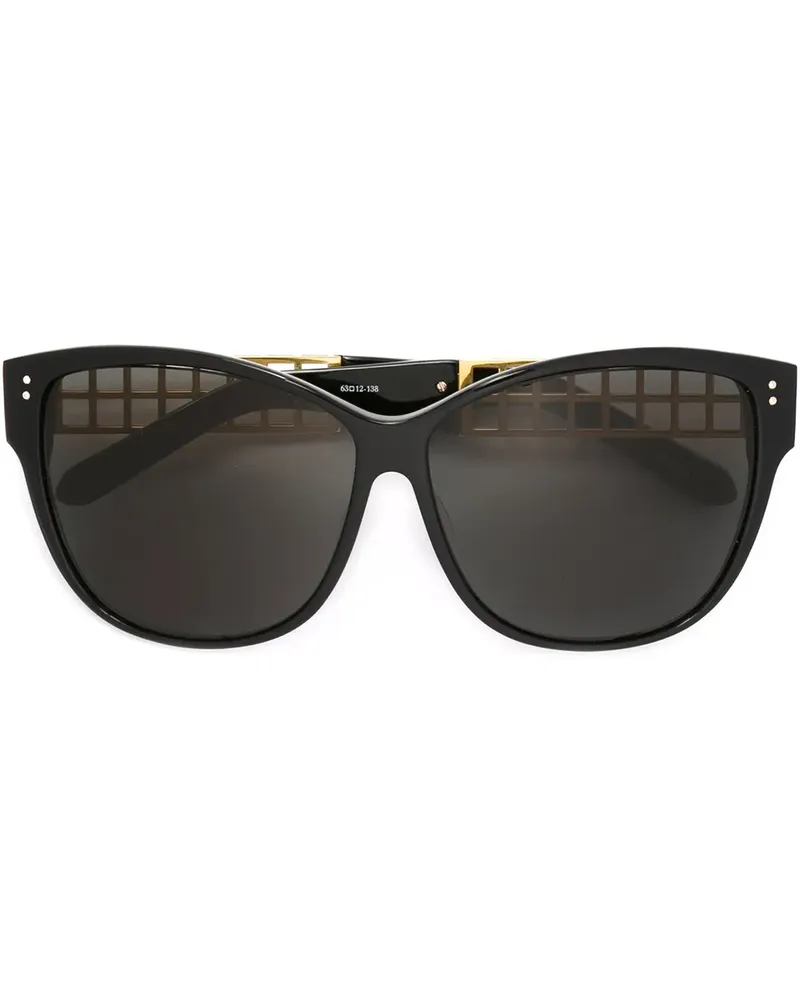 Linda Farrow 411' Sonnenbrille - Schwarz Schwarz