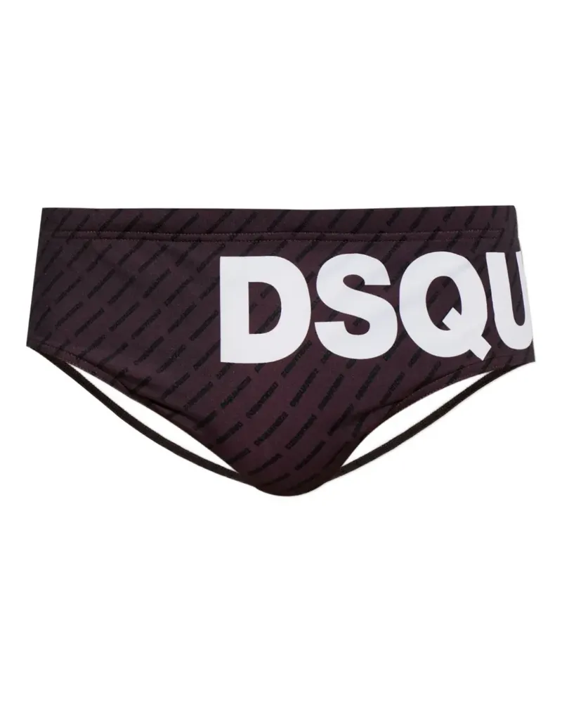Dsquared2 monogram swim briefs - Rot Rot