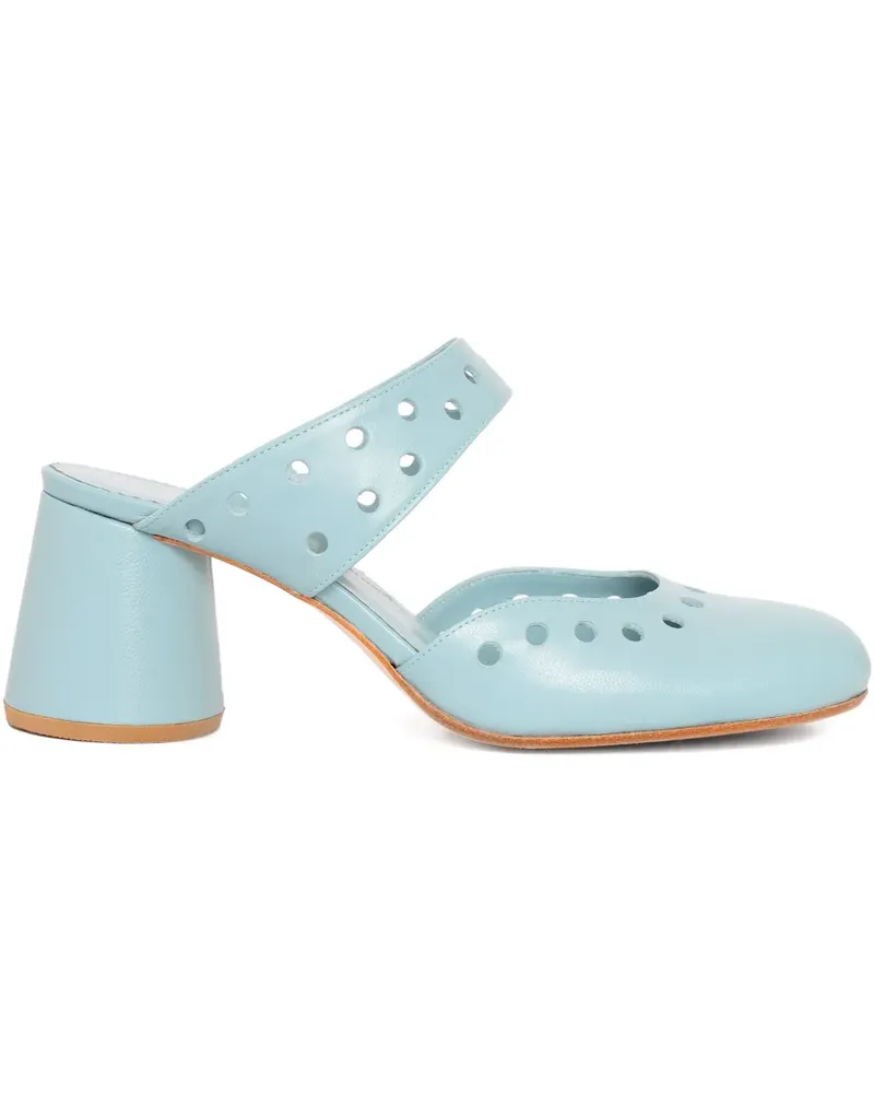 Sarah Chofakian Genoise mules - Blau Blau