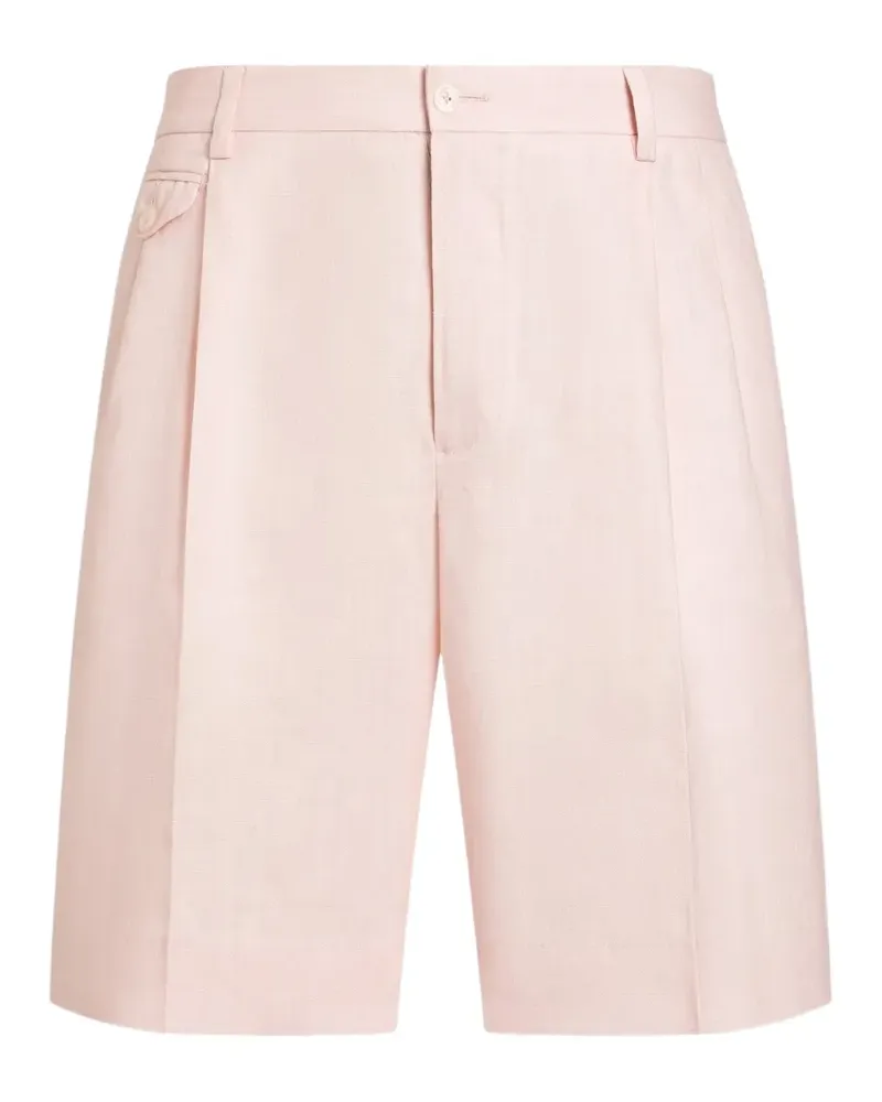 Dolce & Gabbana Bermudas aus Leinen - Rosa Rosa