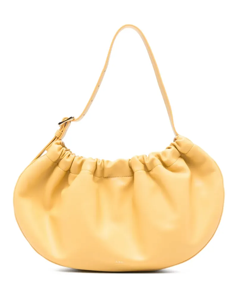 A.P.C. Ninon Hoop gathered bag - Gelb Gelb