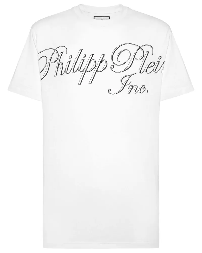 Philipp Plein T-Shirt mit Logo-Print - Weiß Weiß