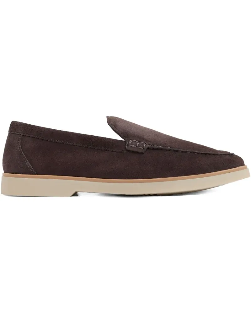 Magnanni Beignet Loafer aus Wildleder - Braun Braun