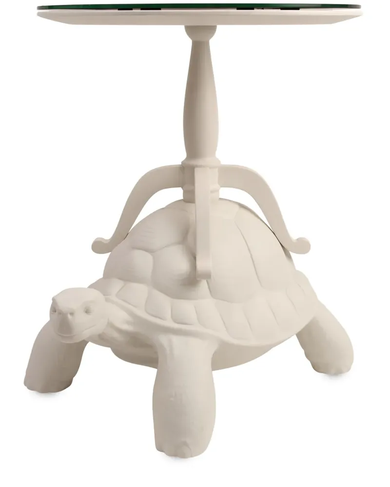 Qeeboo Turtle Carry Couchtisch - Weiß Weiß