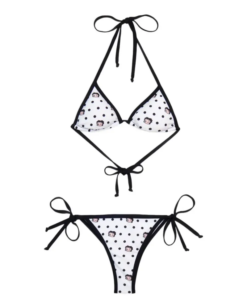 GCDS Betty Boop Bikini - Weiß Weiß