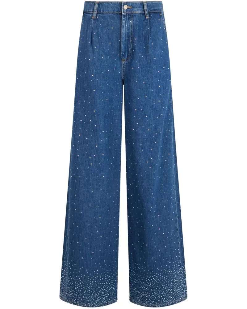 Liu Jo Ausgestellte Jeans mit Strass - Blau Blau