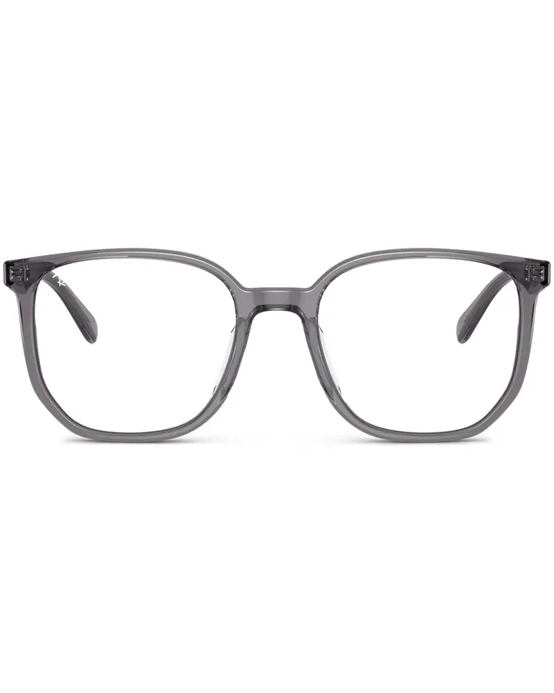 Ray Ban Brille mit eckigem Gestell - Grau Grau