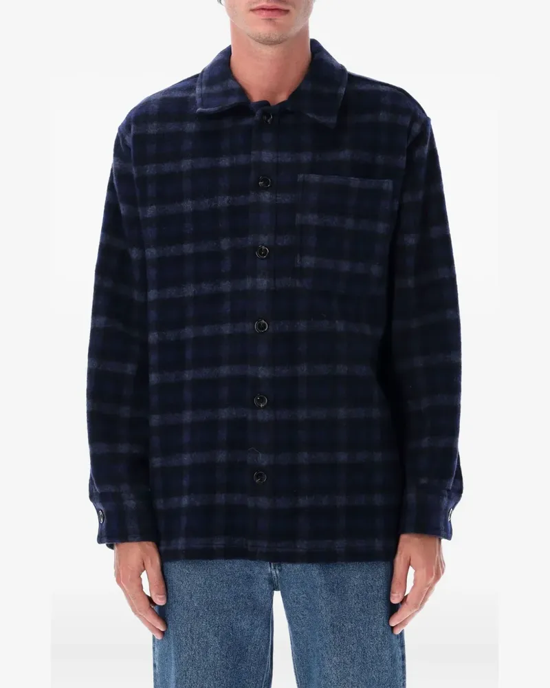 A.P.C. Kariertes Hemd - Blau Blau