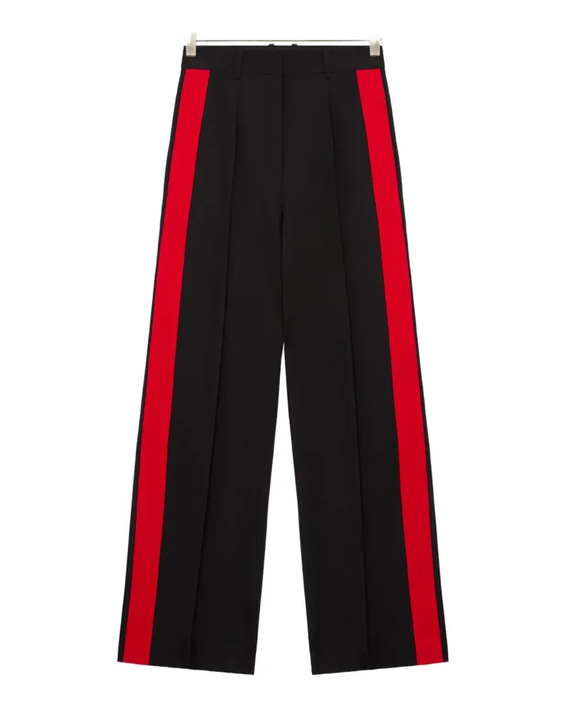 Loewe Hose mit seitlichen Streifen - Schwarz Schwarz