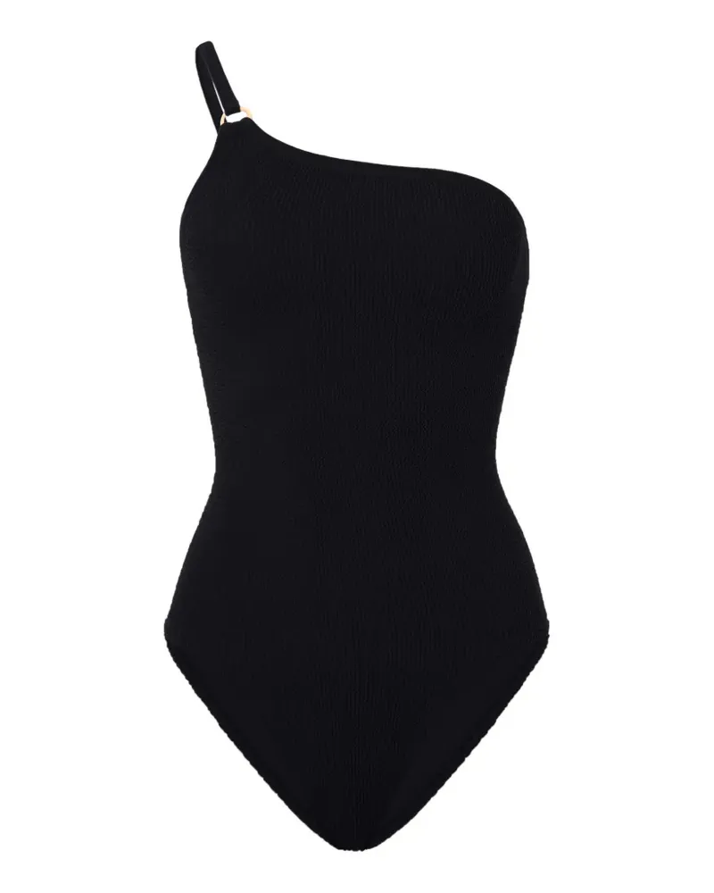 Hunza G Clara one-shoulder swimsuit - Schwarz Schwarz