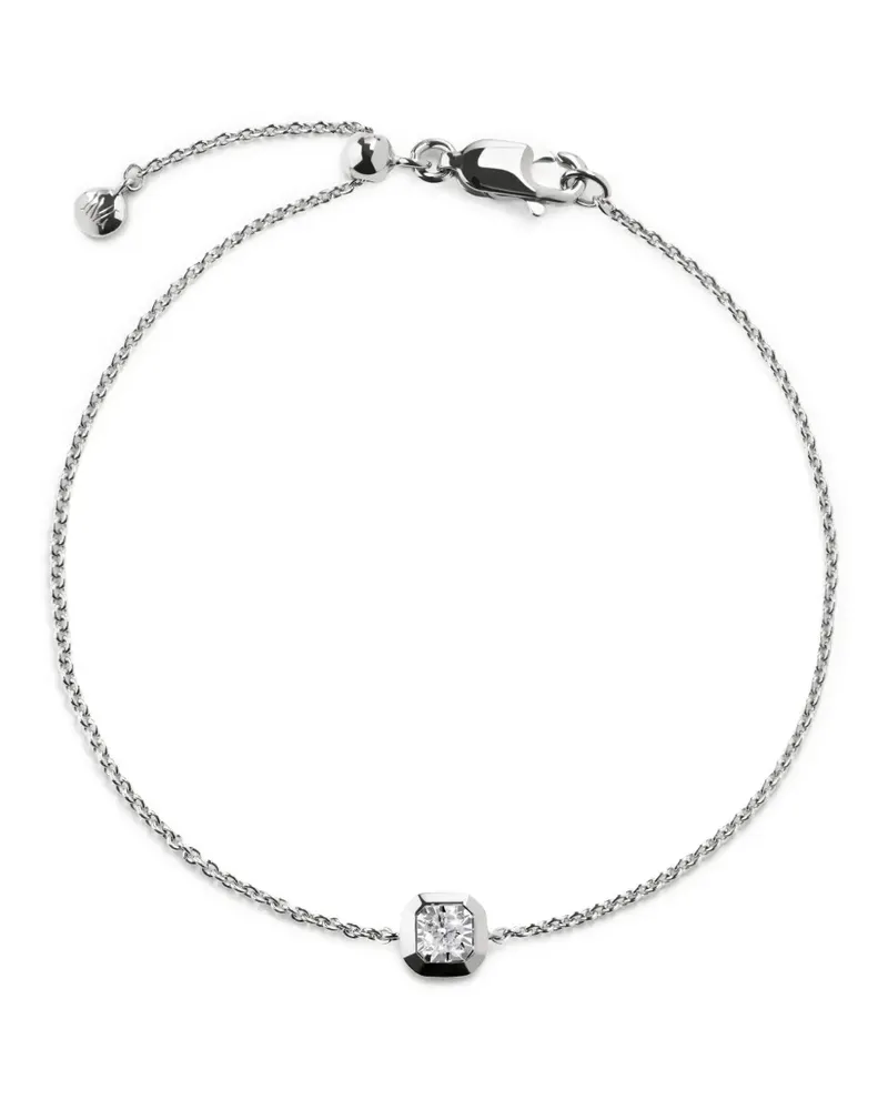 Monica Vinader Asscher Diamond Armband - Silber Silber