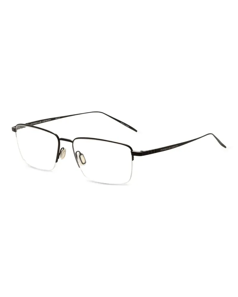 Porsche Design Brille mit eckigem Gestell - Blau Blau