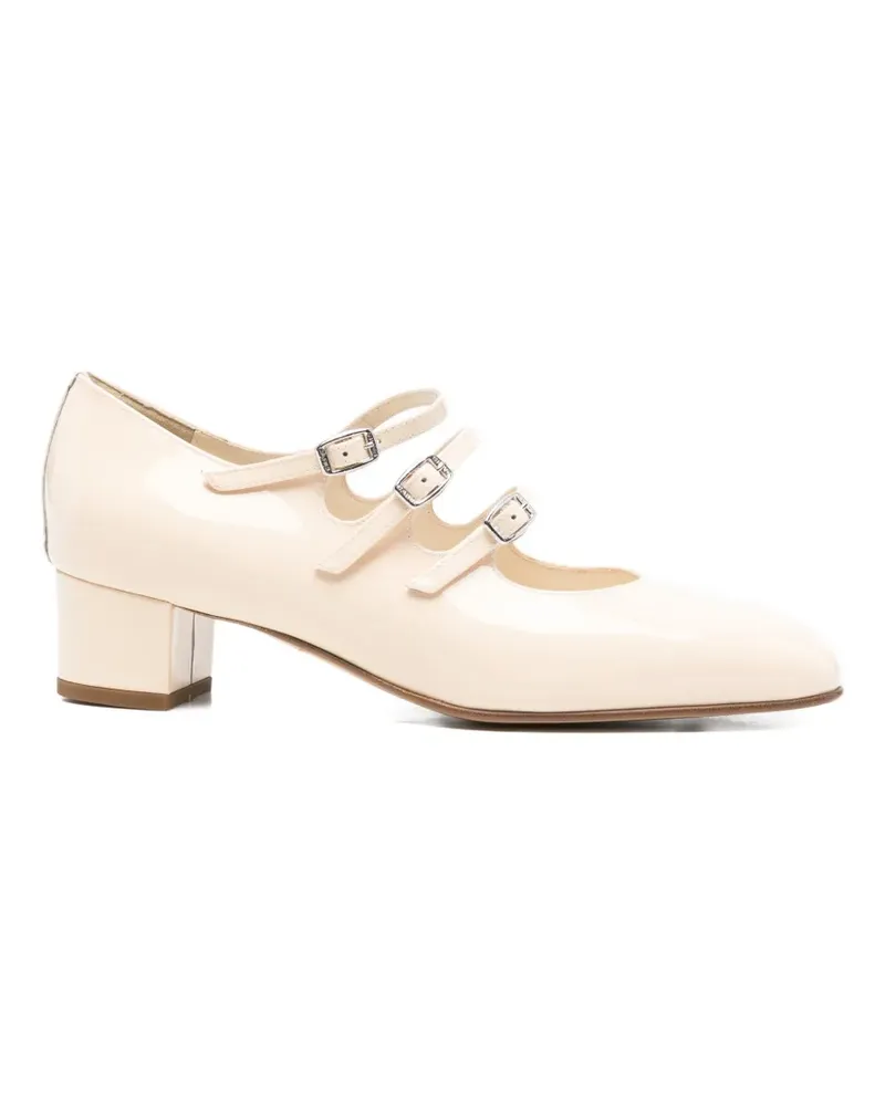 Carel Kina triple-strap pumps - Nude Nude