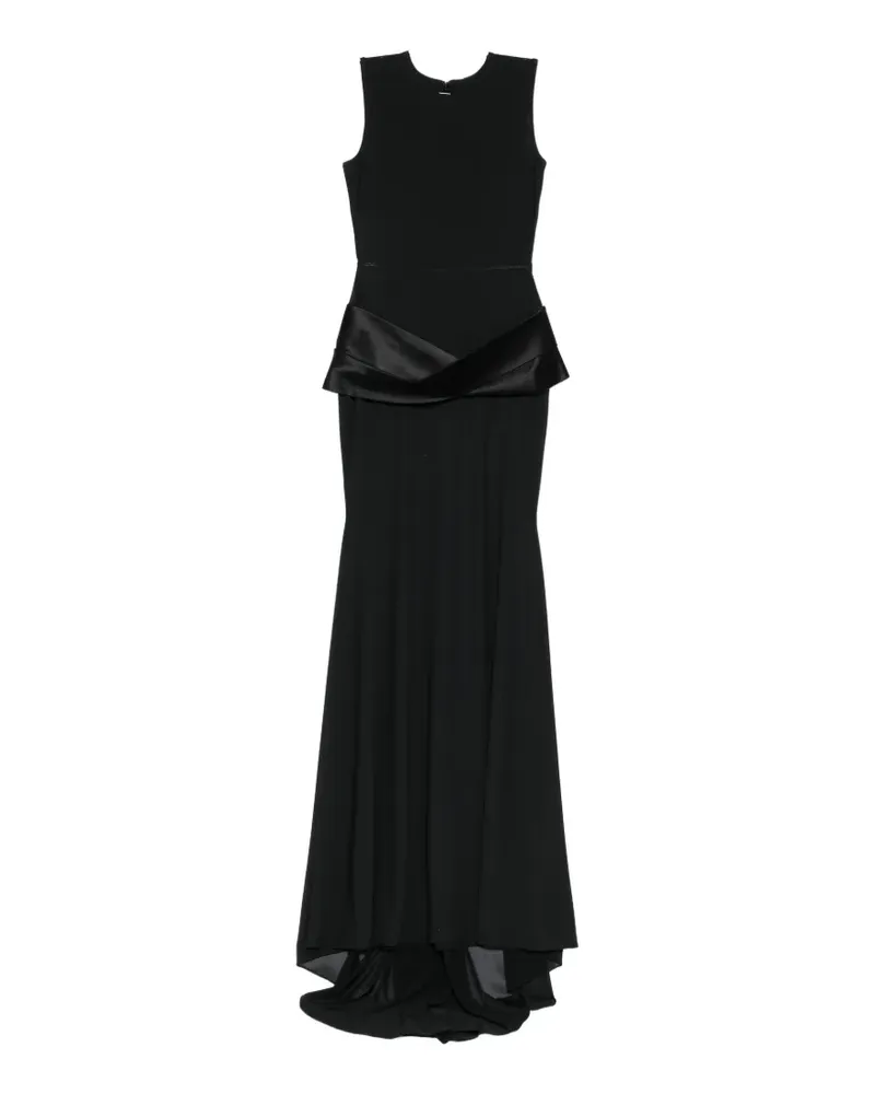 Alex Perry Drapiertes Kleid - Schwarz Schwarz