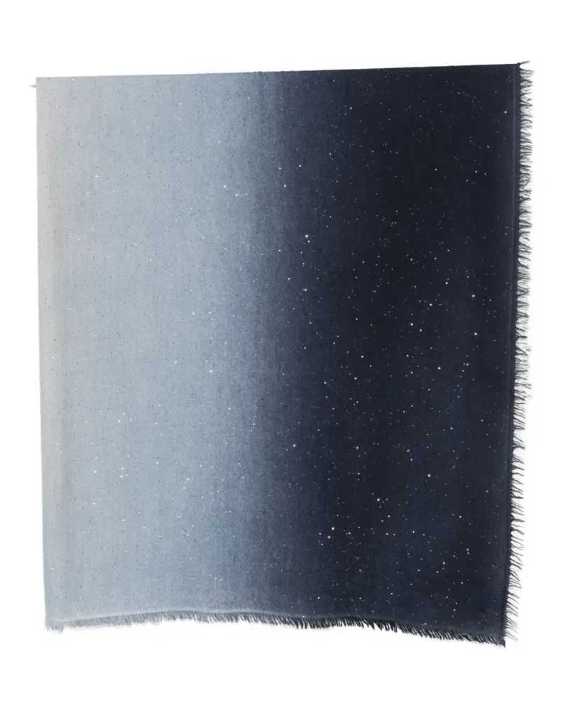 Faliero Sarti Luccicante sequin-embellished scarf - Blau Blau