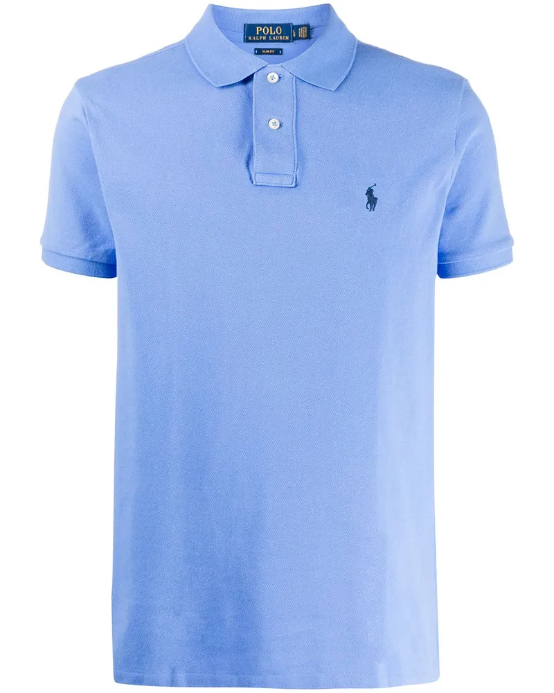 Ralph Lauren Poloshirt mit Logo-Stickerei - Blau Blau