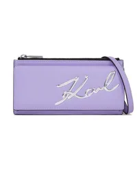 Karl Lagerfeld Signature Clutch Violett