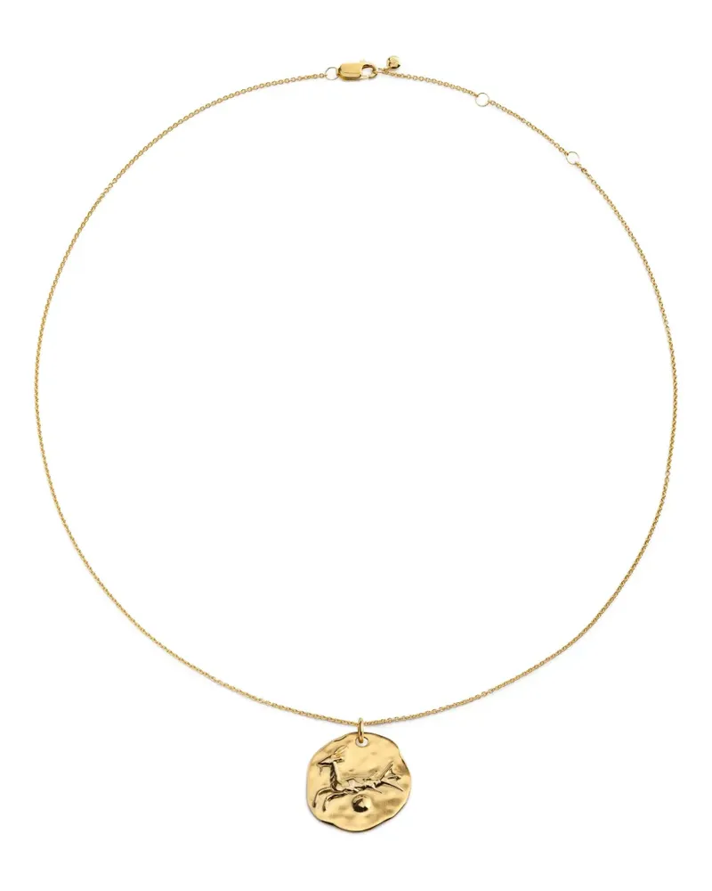 Monica Vinader GP Zodiac Capricorn Halskette - Gold Gold